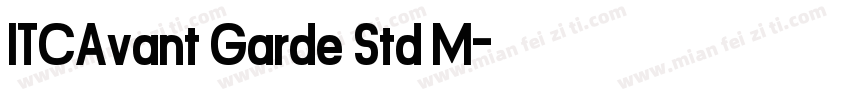 ITCAvant Garde Std M字体转换
